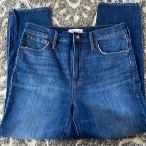 Madewell The Perfect Vintage Crop Jean size 30 EUC